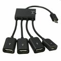 Sanoxy Micro USB Charging OTG Hub Splitter Cable For Smart Phone Android Tablet 4 In 1 PP-194489480628